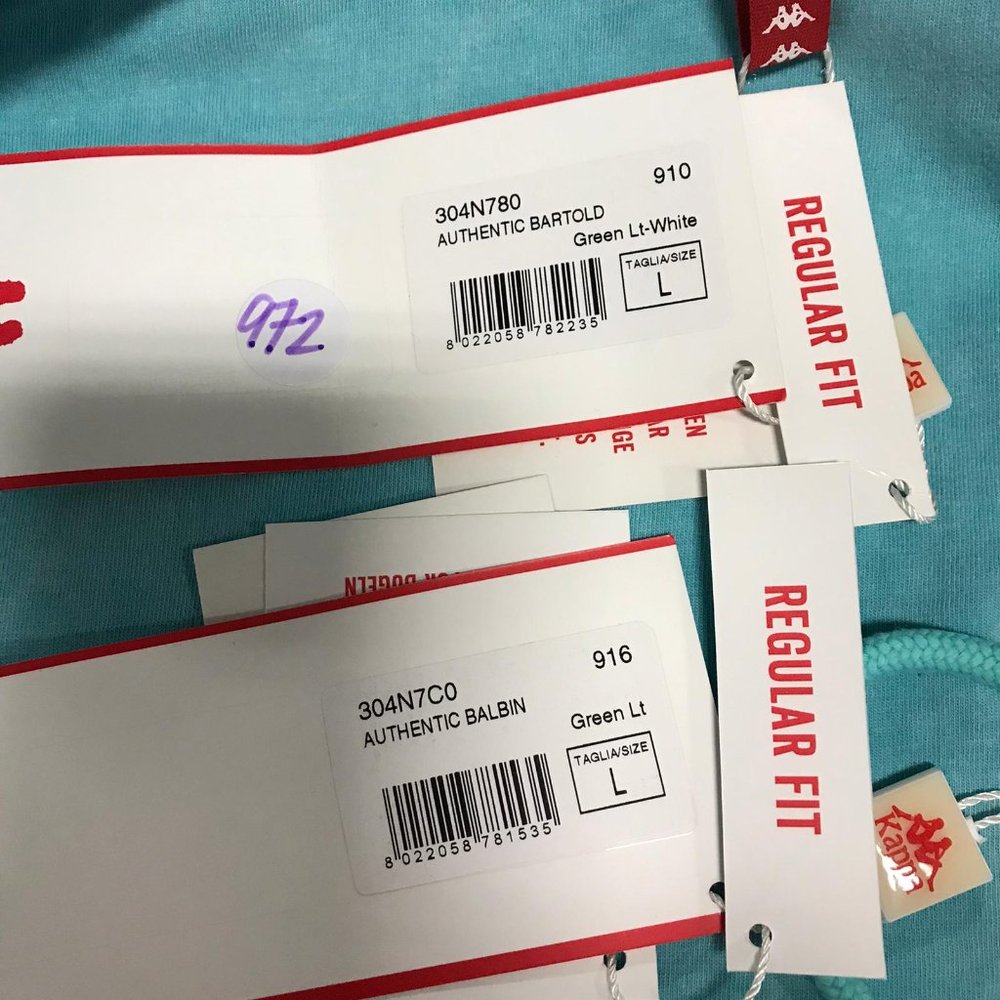 NWT KAPPA 2pc BARTOLD BADBIN TYE DYE PANT SHIRT - Picture 3 of 3